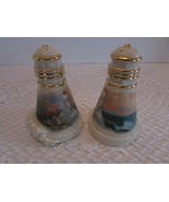 LENOX SALT &amp; PEPPER SHAKERS THOMAS KINKADE LIGHTHOUSE BEACON OF HOPE 200... - $20.28 CAD