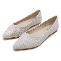  new spring/autumn retro woven Boat Shoes Dress Slip-On Pointed Toe Spring/Autum - £30.00 GBP