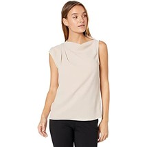 MSRP $168 Trina Turk Cheery Top Flawless Beige Size Medium - £54.16 GBP