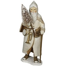 Bethany Lowe Christmas &quot;Ivory St. Nick With Walking Stick&quot; TD9021 - £51.95 GBP