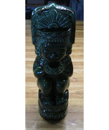 Vintage Kahlua Tiki Aztec Mayan Green Liquor Decanter/Empty - £23.58 GBP