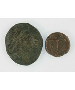 Ancient Greece 2-coin Set // 196 BC Thessaly (VF+) // 350 BC Kyme Aeolis - $59.40