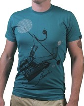 Bench Uomo Verde Mare Leader Live Concerto Studio Soundboard Mixer T-Shirt Nwt - £14.72 GBP