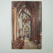 Postcard Gloucester UK Cathedral South Aisle Raphael Tuck &amp; Sons Oilette Antique - £7.84 GBP