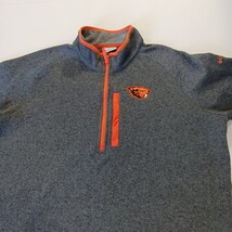 Columbia XM8695 Men's Gray/Orange 1/4 Zip Pullover Sweatshirt Size XL  image 13