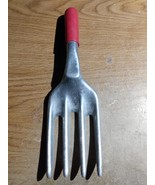 4 Tine Heavy Duty Garden Fork 9.5” Vintage Tool Flower Garden Life Time ... - $7.50