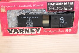 HO Scale Varney, 40&#39; Box Car, Chesapeake &amp; Ohio, Black, #2742 Built - £23.51 GBP