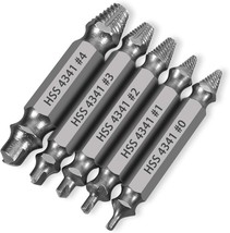 Gifts For Men, 5Pcs Titanium Damaged Screw Extractor Set - Remover For Stripped - £31.52 GBP