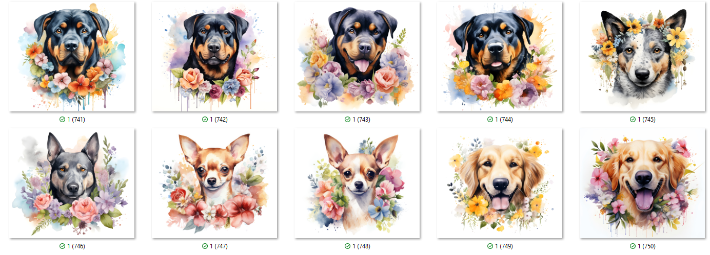ANIMAL Sublimation Ready To Press Transfer Prints Bundle Of 10 Transfer Desig Item image 6
