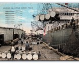 Loading Oil Corpus Christi Texas TX  Linen Postcard K16 - $1.93