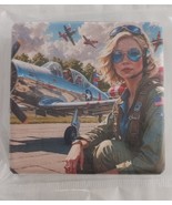Military Air Force Pilot Purse Compact Mirror - $9.50