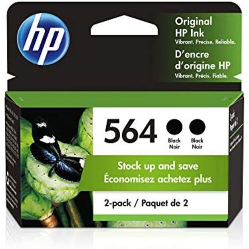 Primary image for HP 564 | 2 Ink Cartridges | Black | Works with HP DeskJet 3500 Series