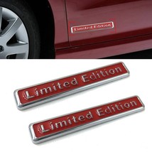 3D Limited Edition Style Emblem Car Body Dashd Red Zinc Alloy Sticker Decal  Dec - £31.26 GBP