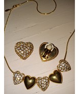 Joan Rivers Pava Crystal & Goldtone Earrings  - $15.00