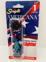 Scripto Americana Premium Quality Lighter *Statue of Liberty Design* - £7.81 GBP