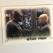 Star Trek Nemesis Trading Card #50 Patrick Stewart Michael Dorn - £1.58 GBP