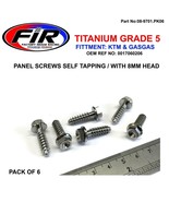 titanium panel screws self tapping 8mm head KTM 2017 250 SX-F FACTORY ED... - £32.41 GBP