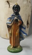 Christmas Nativity Wiseman Wise Man 5&quot; Clay Vintage  - £6.84 GBP