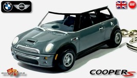   RARE KEY CHAIN SILVER GRAY BMW NEW MINI COOPER S Ltd EdNICE GIFT - $48.98