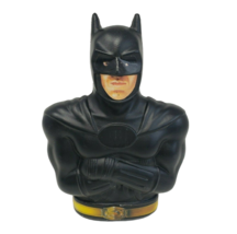 VINTAGE 1989 DC COMICS BATMAN PLASTIC COIN BANK MICHAEL KEATON MOVIE PROMO - $265.61 MXN