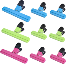 9Pack Large Chip Bag Clips - Assorted Sizes Food Bag Clips Plastic Heavy... - $188.13 MXN