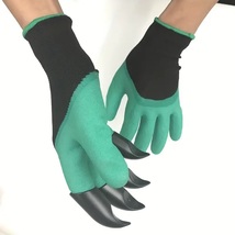 1 Pair of Durable Non Slip Digging Gloves with Claws for Digging and Pla... - $19.95