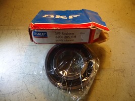 SKF 6206-2RSJEM Ball Bearing 30 mm ID, 62 mm OD, 16 mm Width Metal Seal - $17.94 CAD