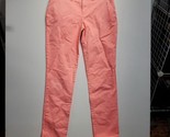 KHAKIS by GAP Broken-In Straight Casual Trouser Pants Women 00 Bright Pink - £12.69 GBP