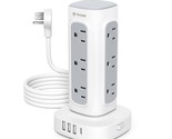 TROND Surge Protector Power Strip Tower - Flat Plug 6 ft Extension Cord ... - $54.99