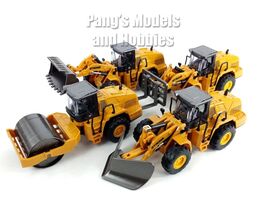 Set of 4 Construction Vehicles 1/48 Scale Diecast &amp; Plastic Model - $59.39