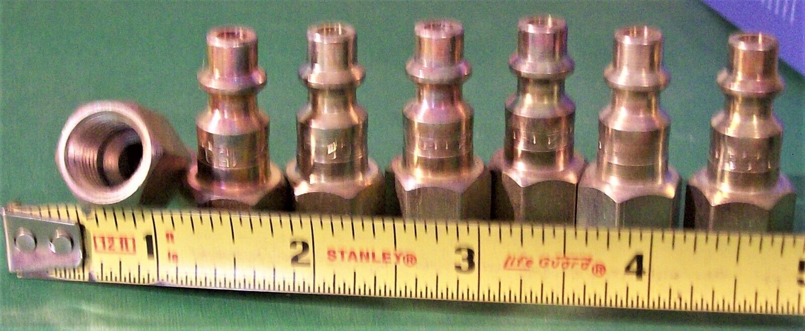 Primary image for COILHOSE  Air Hose Connector Fittings 1/4" FPT Tools Plug L STYLE USA  1-1/2"TAL