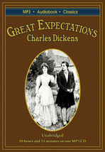 Great Expectations by Charles Dickens - MP3 Audiobook in DVD case - $9.99