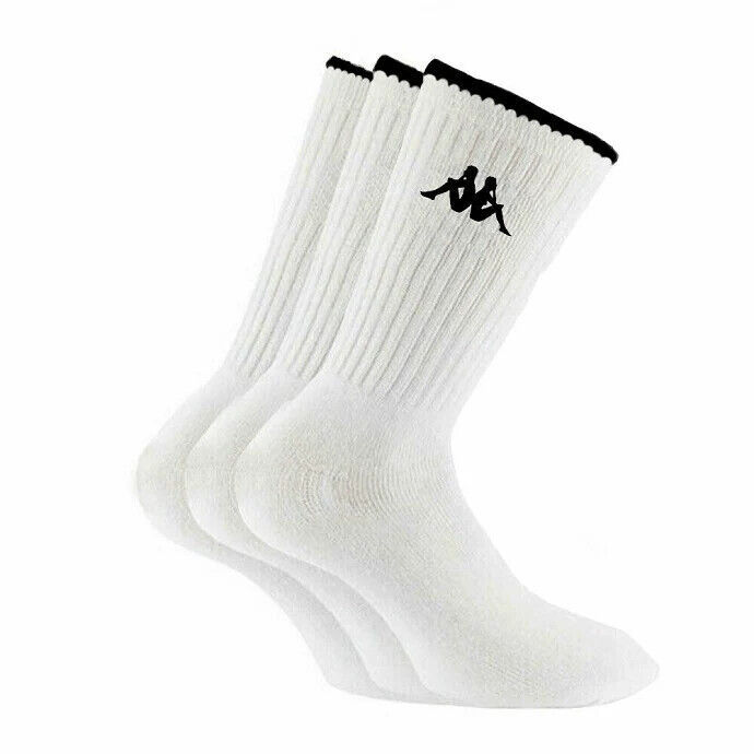 3 Paia calzini corti spugna tennis da uomo donna unisex cotone Kappa cal... - $6.81