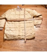 NEW With Tags Down Puffer Jacket Banana Cream Size 3XL Delf Wear Vtg Y2K... - $36.92 CAD
