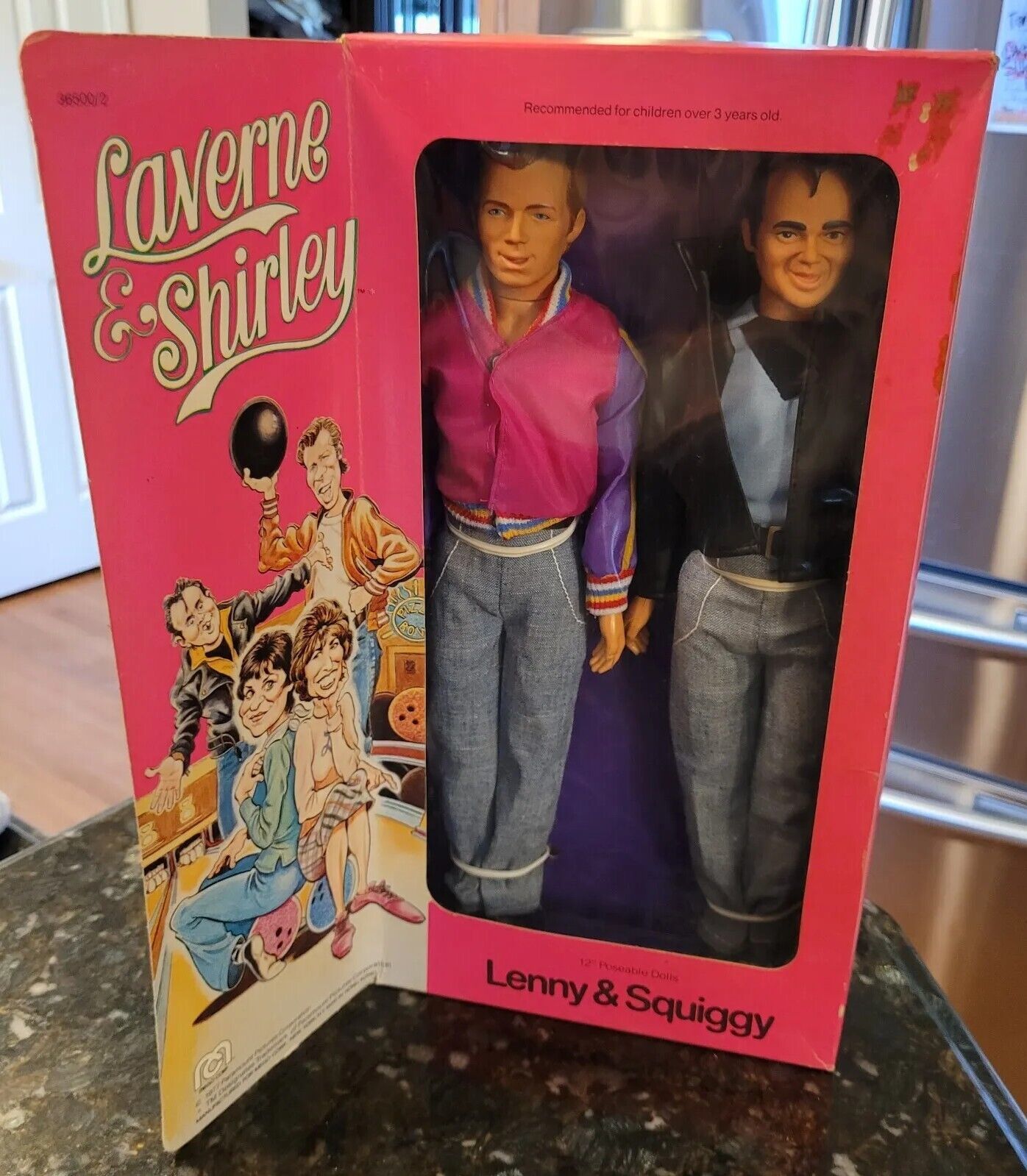 Vintage 1977 MEGO LENNY & SQUIGGY 12" Poseable Dolls Rare Laverne Shirley MIB - $299.95