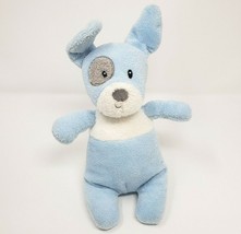 9" Baby Gund Spotto Blue Puppy Dog 4037005 Rattle Stuffed Animal Plush Toy Soft - £18.98 GBP
