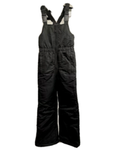 Athletech Youth Black Ski Snow Bib Overall XS 4/5 Insulated Water Resist... - $19.79