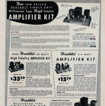 1954 Heath Company Radio Amplifier Kit Advertisement Vintage Electronic ... - $465.49 MXN