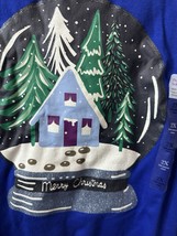Kim Rogers Perfectly Soft Cotton Blue Christmas T Shirt Size 2XL - $19.79