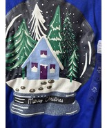 Kim Rogers Perfectly Soft Cotton Blue Christmas T Shirt Size 2XL - $27.05 CAD