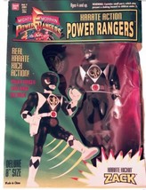 VTG 1994 Karate Action 8&quot; Power Rangers Hitchin  ZACK NIB Preowned SEE D... - £20.90 GBP