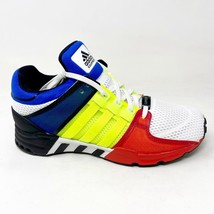 Adidas Equipment Running Support 2.0 White Blue Volt Red Mens Size 8.5 S81483 - £78.43 GBP