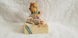 Demdaco Figurine Bow Tied Box Life Lessons 2001 Wrapping Presents - £15.97 GBP