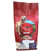 Purina ONE Plus Dry Senior Dog Food Vibrant Maturity Adult 7+ Formula 4 LB - £13.77 GBP