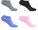 4 Pairs Yoga Socks Non Slip Grip Socks For Women Yoga Barre Pilates - £9.47 GBP