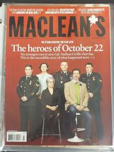 Maclean's Weekly Magazine Oct 19 2015 The Ottawa Shooting One Year Later - $7.59
