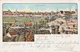 Rothenburg Ob Der Tauber Bavaria GERMANY~TOTALANSICHT~1902 C Schalk Postcard - £6.58 GBP