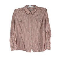 NorthCrest Women&#39;s Plus Size Relaxed Fit Button Down Shirt Size 4X Pink - £14.61 GBP
