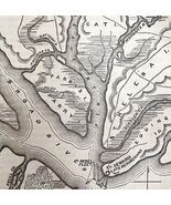 Civil War Map Fort Royal And Beaufort 1862 Victorian Military DWY3 - $733.58 MXN