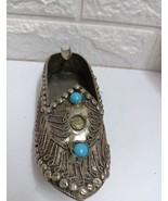 Antique brass shoe shaped ashtray made in India - £22.71 GBP